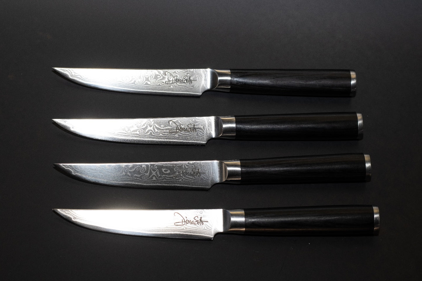 Steak Knife Set 4 Damasco